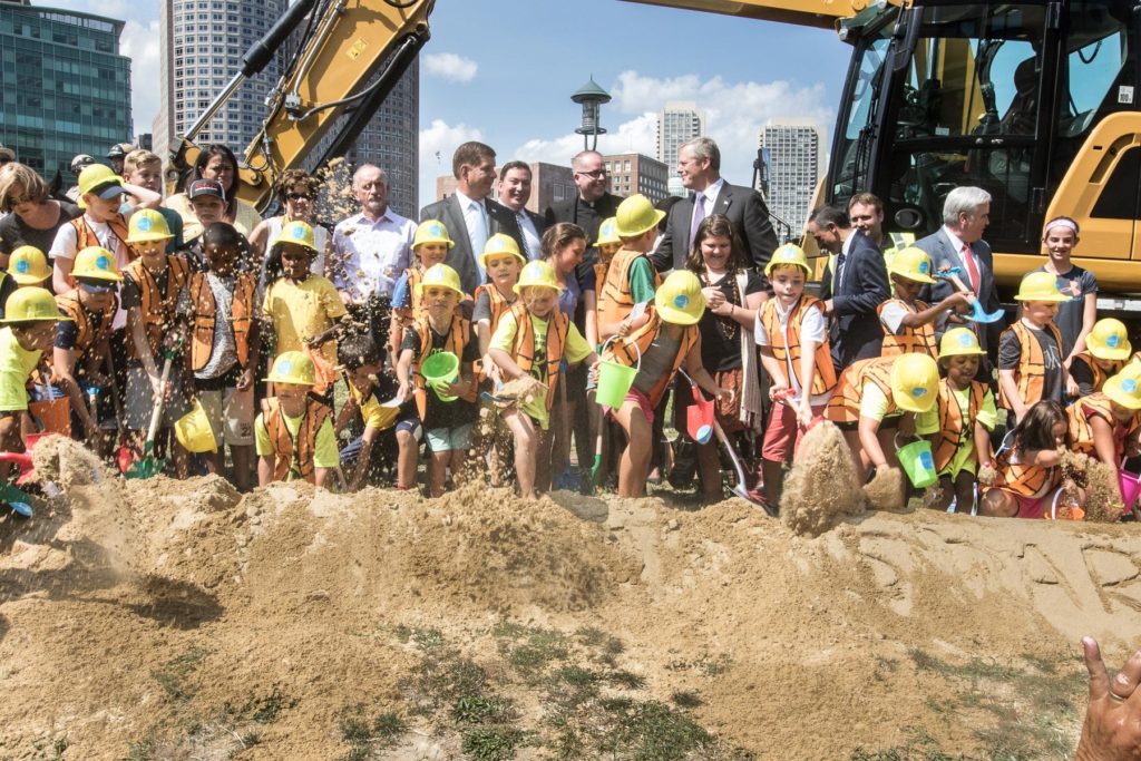 Martin Richard Playground Groundbreaking