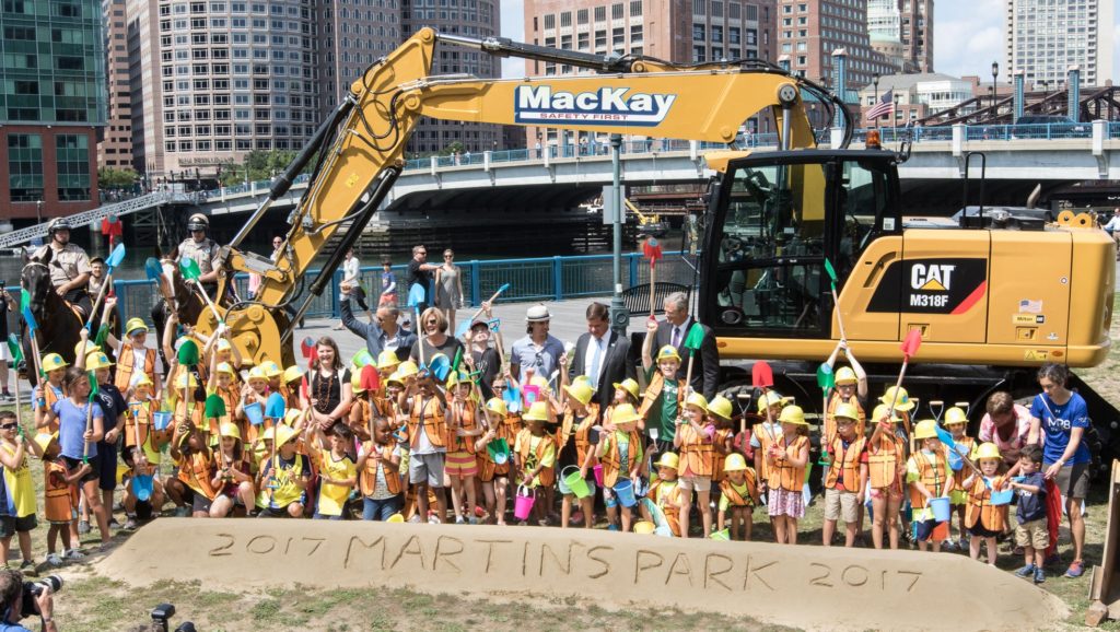 Martin Richard Playground Groundbreaking