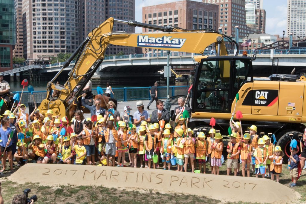 Martin Richard Playground Groundbreaking