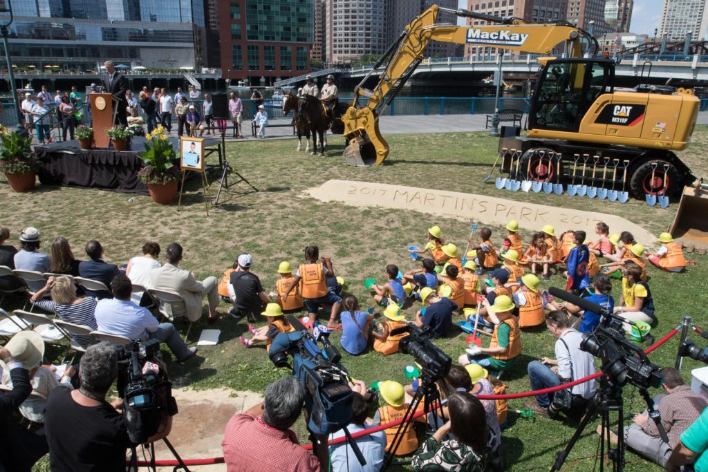 Martin Richard Playground Groundbreaking