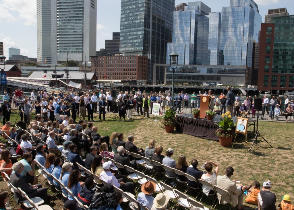 Martin Richard Playground Groundbreaking