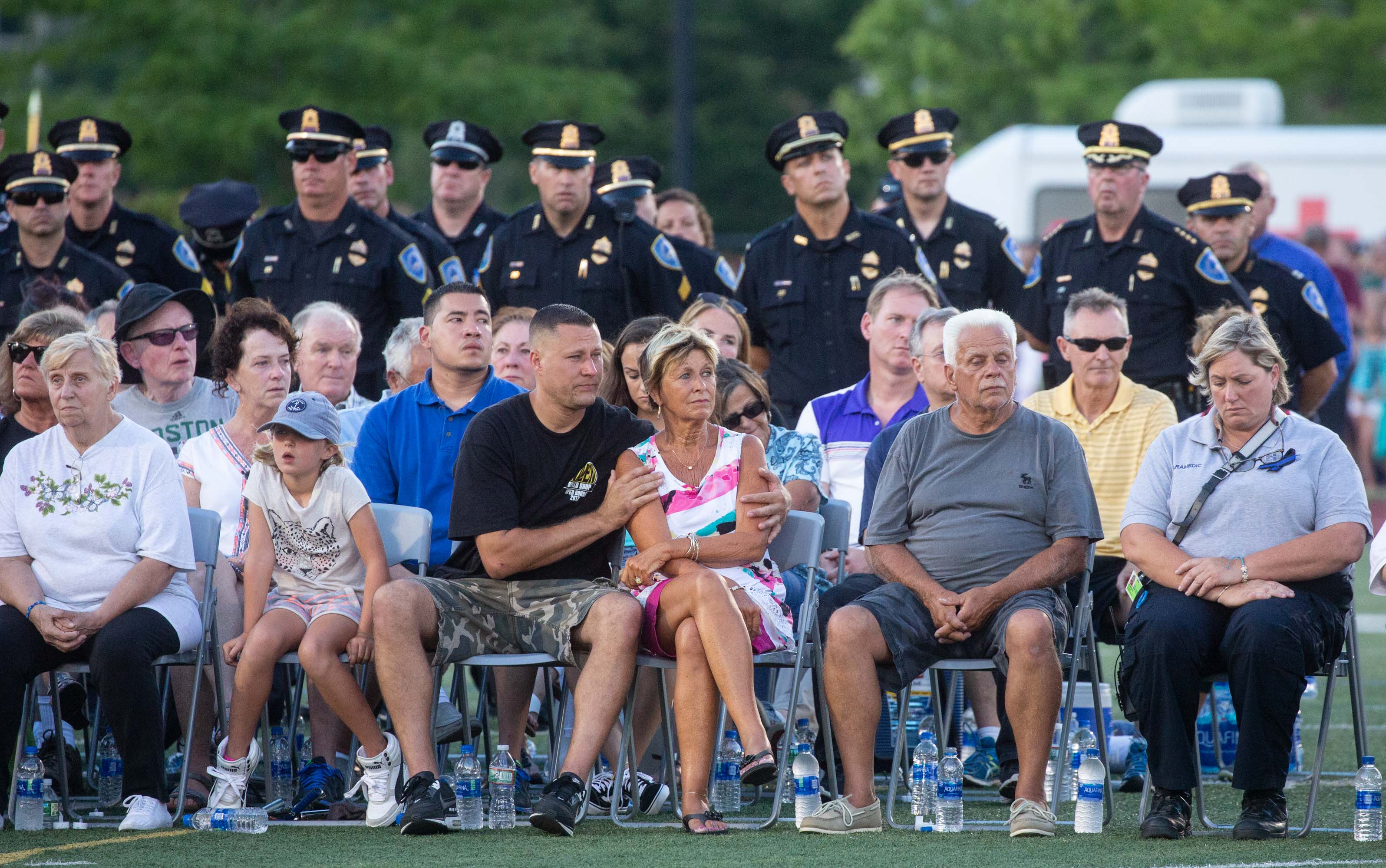 Thousands turn out to pay respects to fallen Weymouth Police Officer