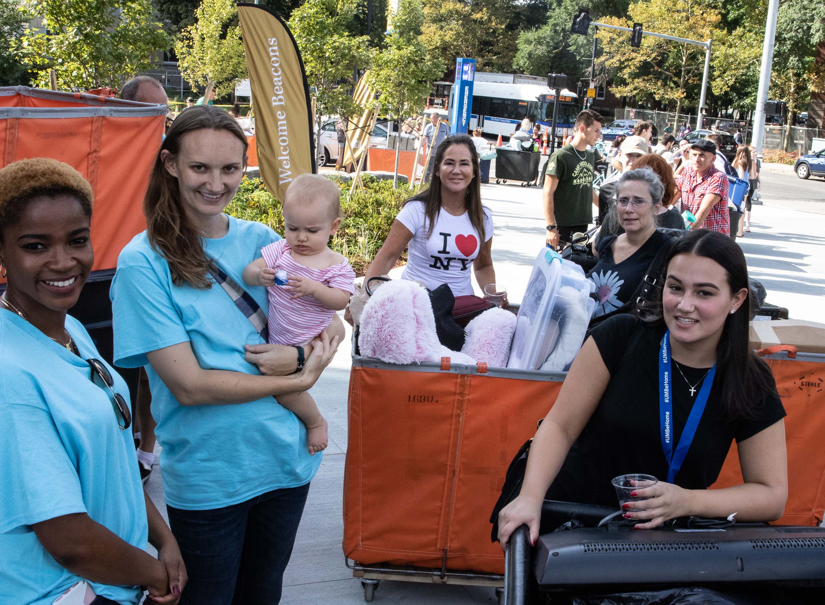 Movein day for first UMass Boston dorm Bill Brett