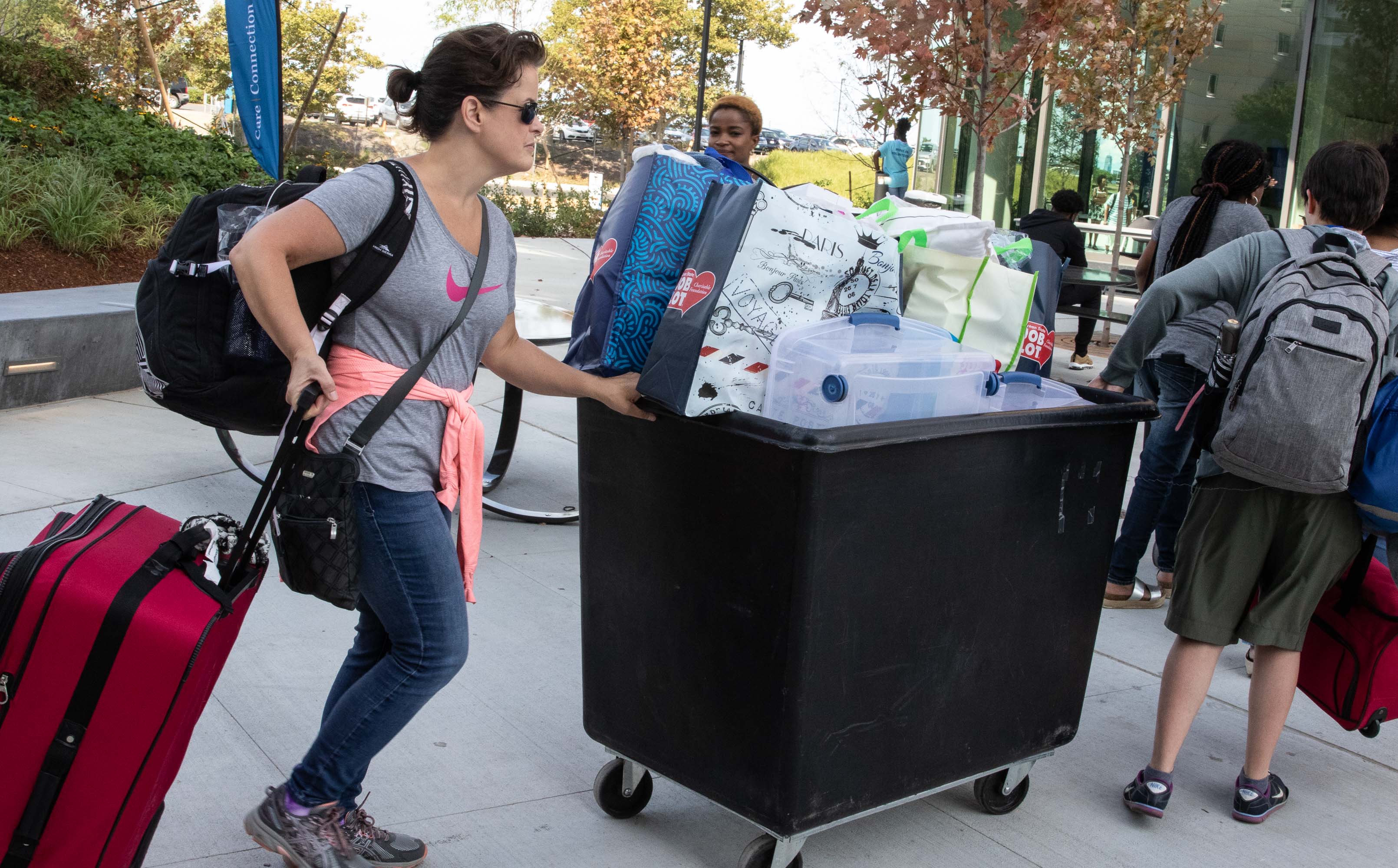 Movein day for first UMass Boston dorm Bill Brett